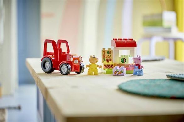 Конструктор LEGO&reg; DUPLO&reg; Пеппа Трактор і ринок 18 Деталей (10468) dt_186716 фото