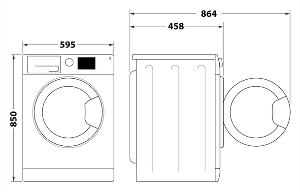 Пральна машина автоматична Whirlpool WRBSS 6239 W UA (6990451) 869991673000 фото