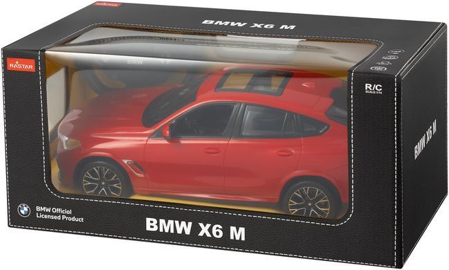 Машинка Rastar BMW X6 M 1:14 Красный