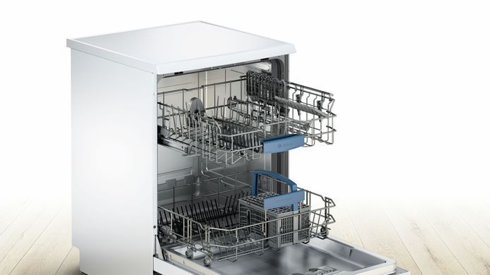 Bosch Окремо встановлювана посудомийна машина SMS46JW10Q - 60 см/12 компл/6 прогр/5 темп.реж/білий (350813) SMS46JW10Q фото