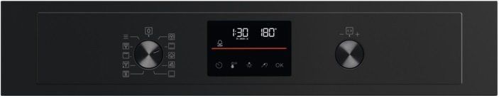 Electrolux Духова шафа електрична, 72л, A+, пара, дисплей, конвекція, піроліз, телескопічні напрямні, чорний (374396) EOD4P57H фото