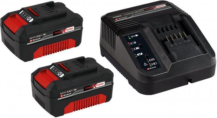 Einhell Набір акумулятор + зарядний пристрій 18V 2x3.0Ah Starter-Kit, PXC (350535)