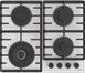 Gorenje Варочная поверхность газ на стекле, 60см, чугун, белый GTW642SYW