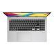 ASUS Ноутбук Vivobook S 15 K5504VA-MA391 15.6" 2.8K OLED, Intel i5-13500H, 16GB, F512GB, UMA, NoOS, Серебристый 90NB0ZK3-M00NN0