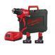 Дрель-шуруповерт аккумуляторный MILWAUKEE M12 BLDDRC-402C, 40Нм (зарядное устройство С12, 2 аккумулятора М12 В4 4Ач, клипса для реме 4933499688