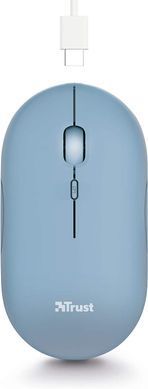Trust Миша Puck Rechargeable Ultra-Thin BT WL Silent Blue (364517) 24126_TRUST фото