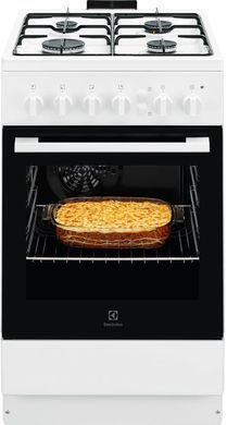 Electrolux Плита газовая, 57л, 50x60см, белый LKG504011W фото