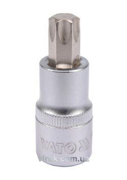 Головка торцева YATO квадрат 1/2 "TORX" Т55, L= 55 мм