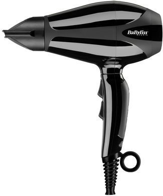 BaByliss Фен, 2400Вт, режимов-3, дифузор, иониз-я, хол. обдув, черный 6715DE фото