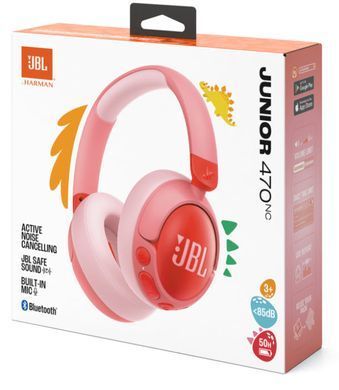 Наушники JBL JR470NC Pink (JBLJR470NCPIK) (7065597) JBLJR470NCPIK фото