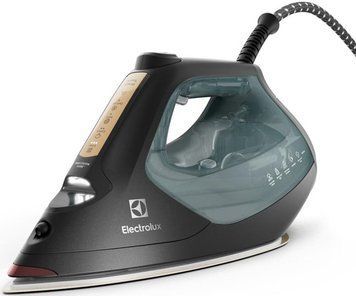 Electrolux Праска, 2600Вт, 370мл, паровий удар 240гр, алюмінієва підошва, електр. керування, зелено-чорний (376741) E8SI2-6OG фото