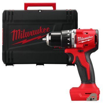 Дрель-шуруповерт с ударом аккумуляторная MILWAUKEE, M18 BLPDRC-0X 4933492821 фото