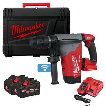 Перфоратор акумуляторный безщітковий SDS-PLUS MILWAUKEE, M18 ONEFHPX-802X, 5Дж (зарядний пристрій M12 -18 FC, 2 акумулятори М18 4933500234 фото