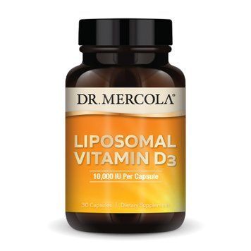 Ліпосомальний вітамін Д3 Dr. Mercola (Liposomal Vitamin D3) 10000 МО 30 капсул