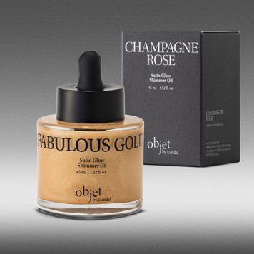 Олія для тіла з ефектом мерехтіння Objet by Kundal Satin Glow Shimmer Oil Fabulous Gold 45ml