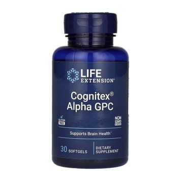 Cognitex&reg; Alpha GPC - 30 softgels Life Extension / Когнітекс (Альфа-ГФХ)