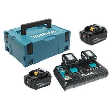Набір акумуляторів і зарядного пристрою Makita BL1850B + DC18RD 197626-8