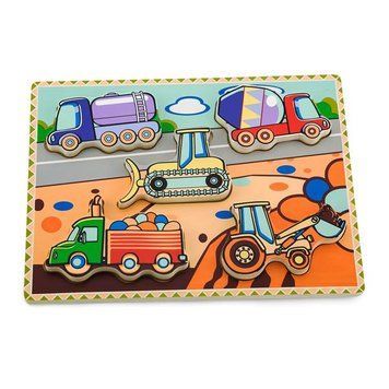 Деревянная рамка-вкладыш Viga Toys Спецмашины (56439) dt_413 фото