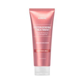Кондиціонер-маска для волосся з протеїнами "Шкіра & Ірис" Kundal Protein Bonding Treatment Leather Iris 250ml, 250ml