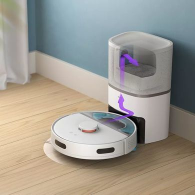 Philips Робот-пилосос 3000 Series, конт пил -0.35л, вода -0.3л, автон. робота до 200хв, HEPA 11, білий (375010) XU3110/02 фото