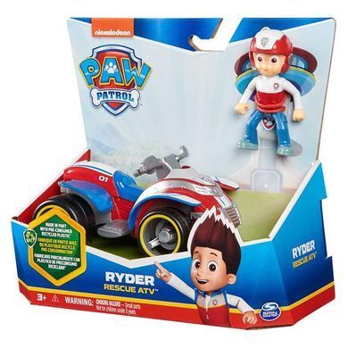 Ігровий набір Paw Patrol Рятувальний автомобіль з водієм Райдер (SM16775/8807) dt_58117 фото