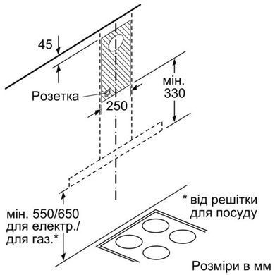 Витяжка Siemens купольна, 60см, 580м.куб/год, нерж LC66BHM50 фото