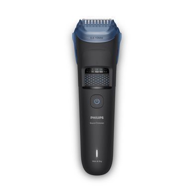 Триммер Philips Series 5000 для бороды и усов, акум., сталь, черный