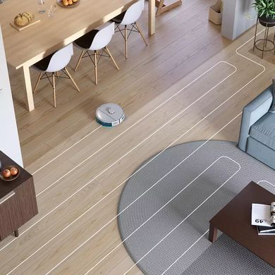 Philips Робот-пилосос 3000 Series, конт пил -0.35л, вода -0.3л, автон. робота до 200хв, HEPA 11, білий (375010) XU3110/02 фото