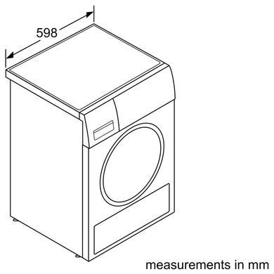Bosch Сушильна машина тепловий насос, 8кг, A++, 60см, дисплей, білий (366630) WTH83253BY фото