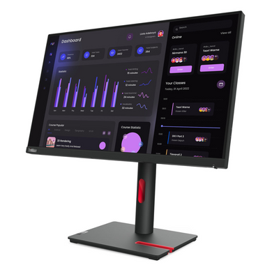 23.8" 16:9 IPS РК монітор, 1920х1080, 4 мс, 60 Гц, 1xVGA/1xHDMI 1.4/1xDP 1.2/4xUSB 3.0, LTPS LENOVO T24i-30 (63CFMATXUA) 3702725 фото
