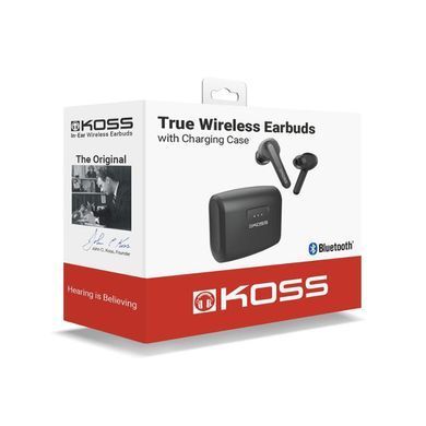 Навушники TWS Koss TWS150i, BT 5.0, Mic, Чорний (339531) 196594.101 фото