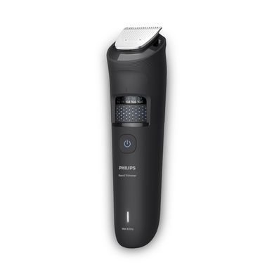 Триммер Philips Series 5000 для бороды и усов, акум., сталь, черный