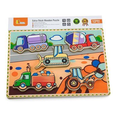 Дерев'яна рамка-вкладиш Viga Toys Спецмашини (56439) dt_413 фото