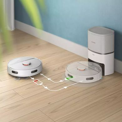 Philips Робот-пилосос 3000 Series, конт пил -0.35л, вода -0.3л, автон. робота до 200хв, HEPA 11, білий (375010) XU3110/02 фото