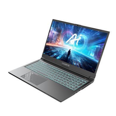 Gigabyte Ноутбук G5 MF 15.6 FHD 144Hz, intel i7-13620H, 16GB, F1TB, NVD4050-6, DOS, чорний (374245) G5_MF5-H2KZ354KD фото