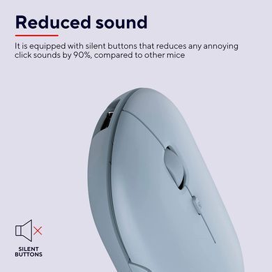 Trust Миша Puck Rechargeable Ultra-Thin BT WL Silent Blue (364517) 24126_TRUST фото