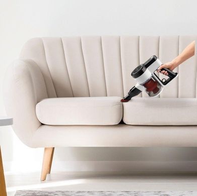 Gorenje Пилосос безпровідний, 121Вт, конт пил -0,5л, автон. робота до 45хв, вага-2,5кг, НЕРА, 2насадки, білий (350915) SVC216FMLW фото