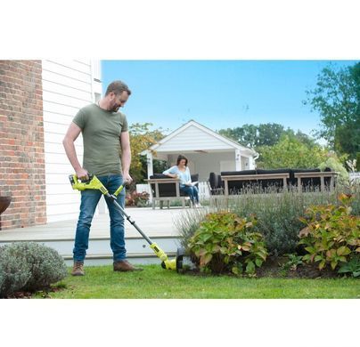 Тример садовий гібридний Ryobi ONE+ RLT1831H20F 18В/220В Hybrid 25-30см 1х2А&middot;год телескоп.штанга регулювання кута нахилу 2.8кг (323629) 5133003710 фото