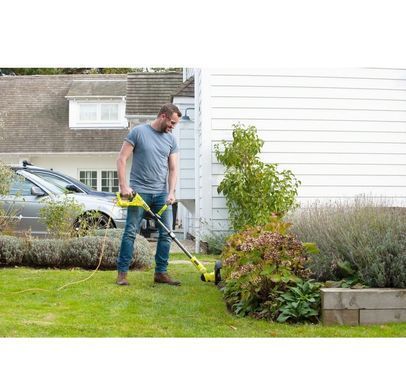 Тример садовий гібридний Ryobi ONE+ RLT1831H20F 18В/220В Hybrid 25-30см 1х2А&middot;год телескоп.штанга регулювання кута нахилу 2.8кг (323629) 5133003710 фото