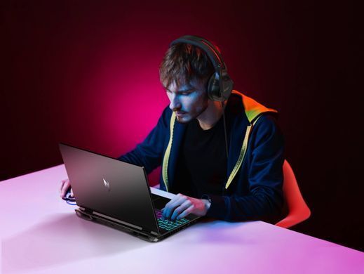 Acer Ноутбук Nitro 16 AN16-42 16" WUXGA IPS, AMD R7-8845HS, 32GB, F1TB, NVD4060-8, Lin, черный NH.QSKEU.005 фото