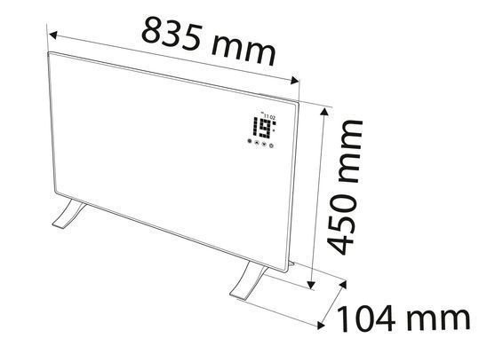 Конвектор Neo Tools 90-095 2000 Вт, IP24, WIFI