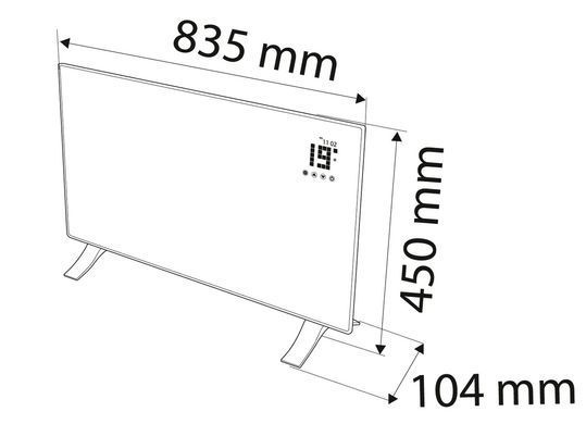 Конвектор Neo Tools 90-095 2000 Вт, IP24, WIFI