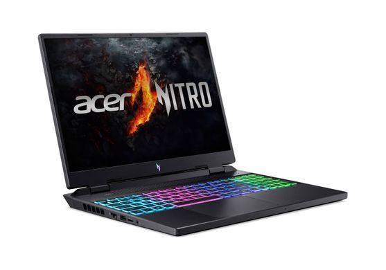 Acer Ноутбук Nitro 16 AN16-42 16" WUXGA IPS, AMD R7-8845HS, 32GB, F1TB, NVD4060-8, Lin, черный NH.QSKEU.005 фото