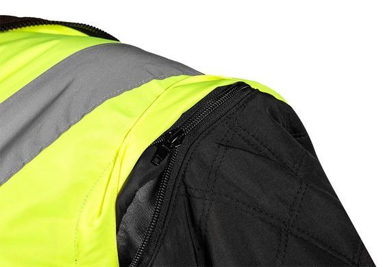 Защитная рабочая куртка 5в1 NEO TOOLS 81-716, утепленная, желтая, размер L