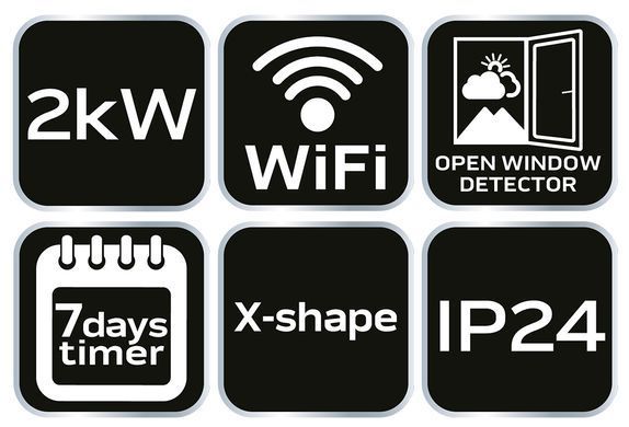Конвектор Neo Tools 90-095 2000 Вт, IP24, WIFI