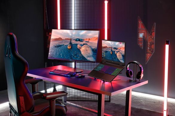 Acer Ноутбук Nitro 16 AN16-42 16" WUXGA IPS, AMD R7-8845HS, 32GB, F1TB, NVD4060-8, Lin, черный NH.QSKEU.005 фото