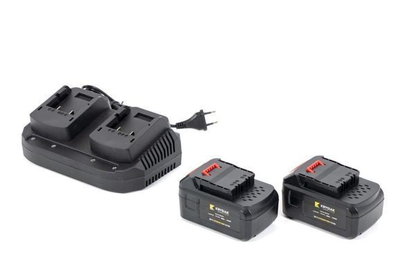 Газонокосилка аккумуляторная 2x20V 4garden AM3422S - ZESTAW 4GK AM3422S фото