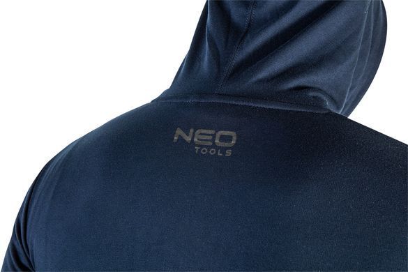 Толстовка NEO TOOLS 81-513 COMFORT, темно-синя, з капюшоном XL