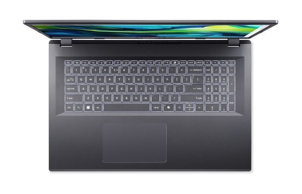 Acer Ноутбук Aspire 17 A17-51M 17.3" FHD IPS, Intel 5-120U, 16GB, F512GB, UMA, Lin, сірий (382204) NX.J0JEU.001 фото