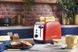 Russell Hobbs Тостер Colours Plus, 1600Вт, нержав., підігрів,разморозка, червоний (370488) 26554-56